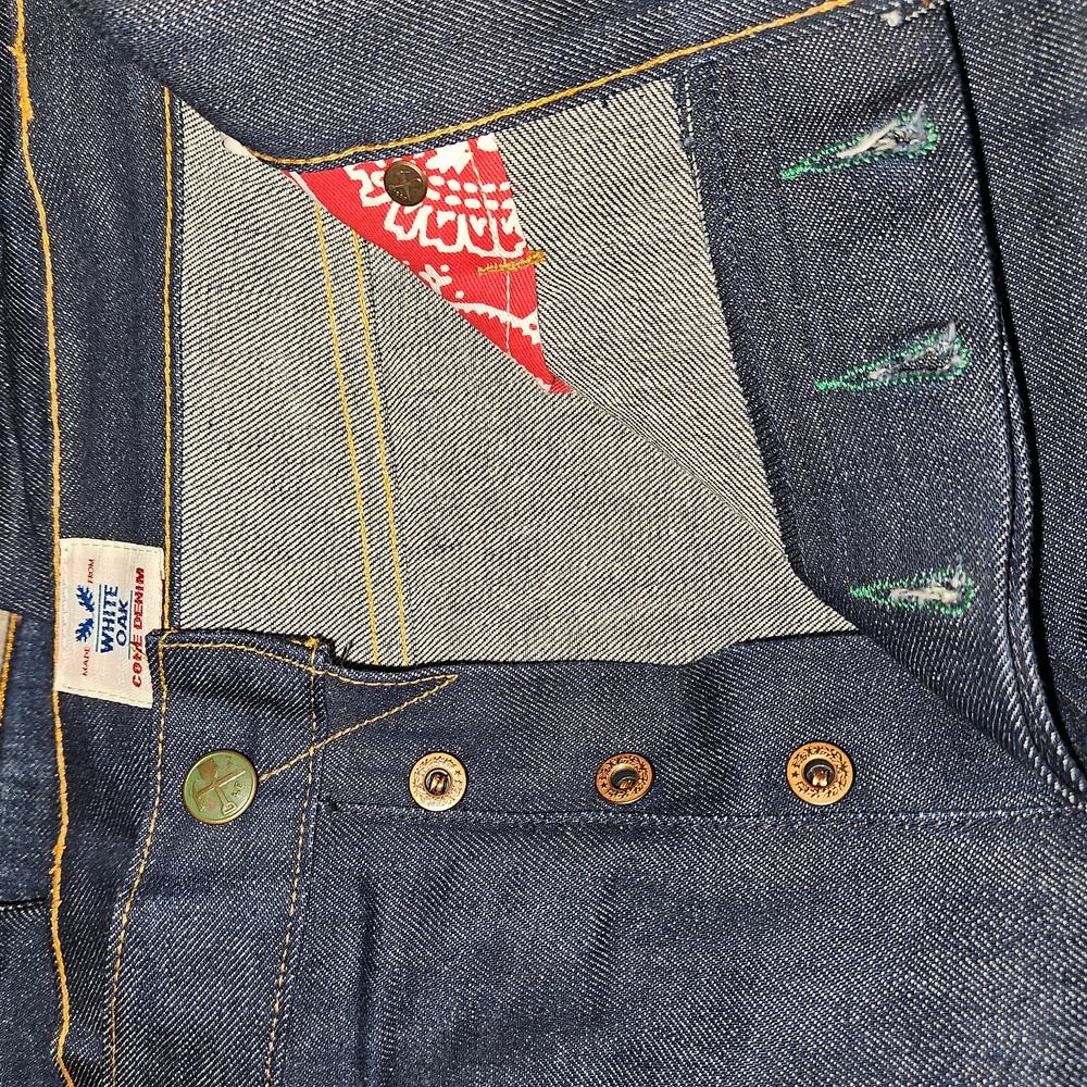 Left Field Jeans Greaser White Oak Cone Denim Gem